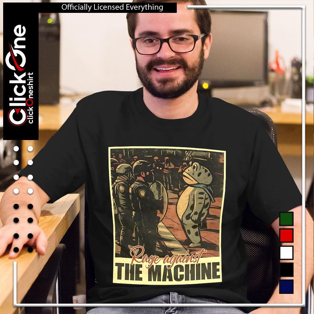 Rage against the Machine Portland Frog Anti-ICE shirt, hoodie