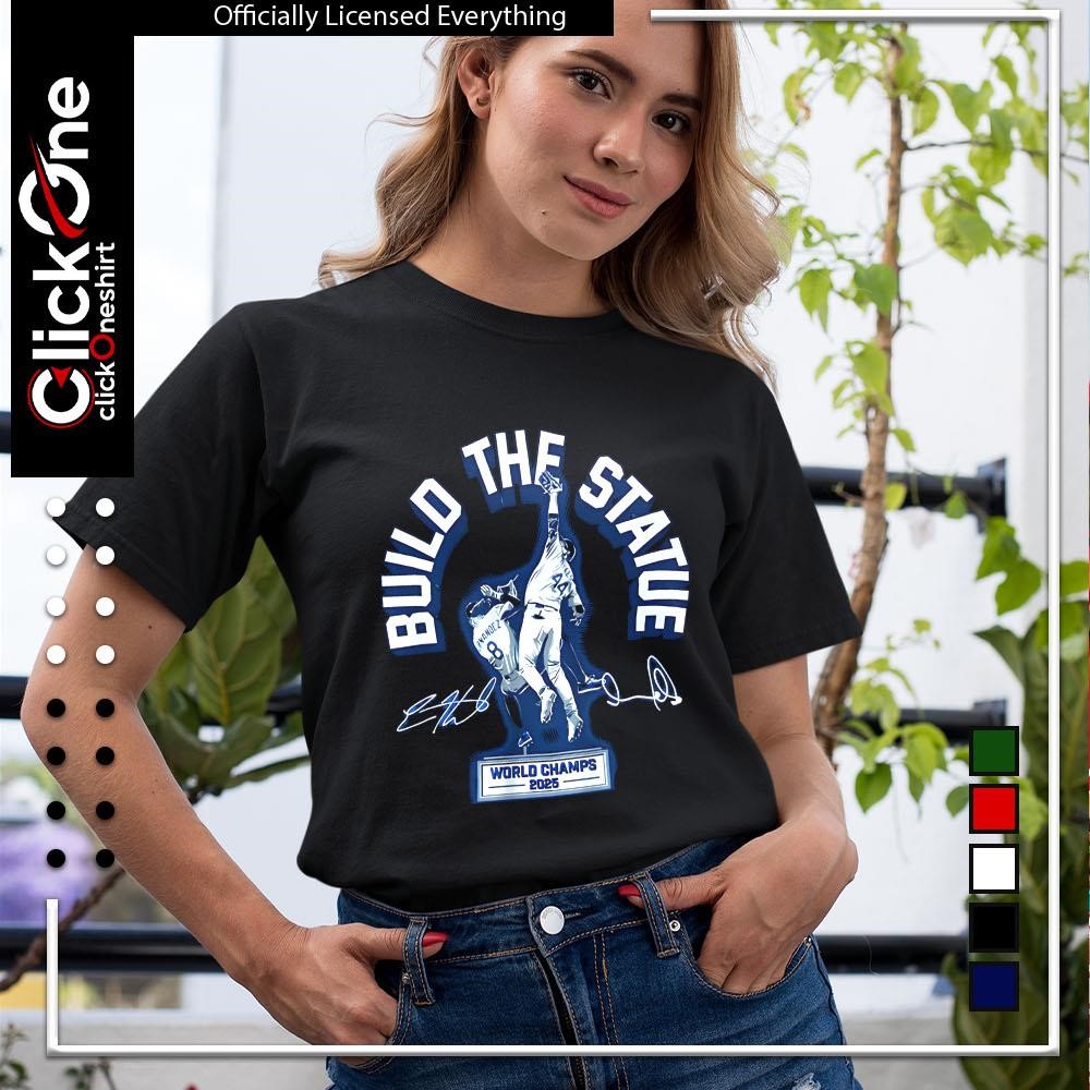 Andy Pages and Kiké Hernandez World Series 2025 build the statue