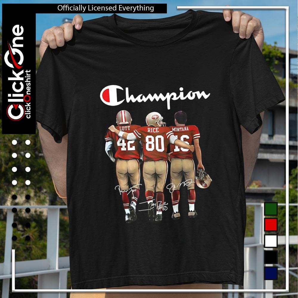 Lott Rice Montana San Francisco 49ers football The Champions