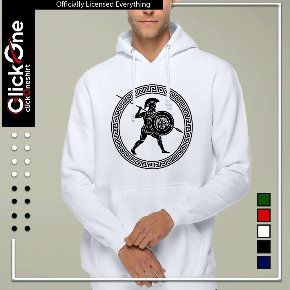 Hoplite Ancient greek warrior logo shirt, hoodie, sweater, longsleeve and  V-neck T-shirt, image size:1000x1000