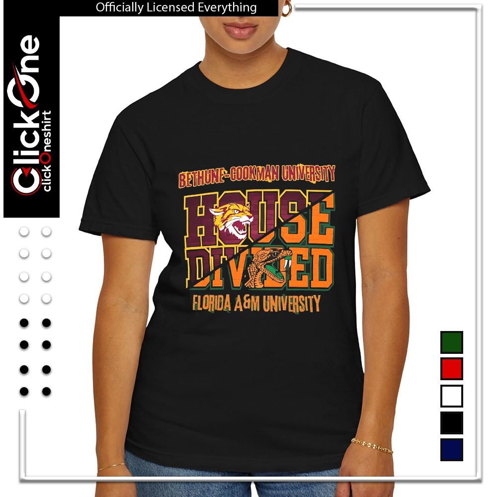 House Divided Florida A\u0026M University logo shirt, hoodie, sweater,  longsleeve and V-neck T-shirt, image size:1000x1000