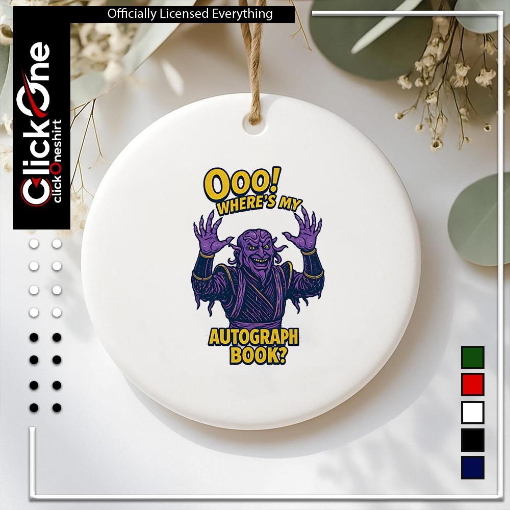 Ivan Ooze where's my autograph book shirt, hoodie, sweater, longsleeve and  V-neck T-shirt, image size:1000x1000