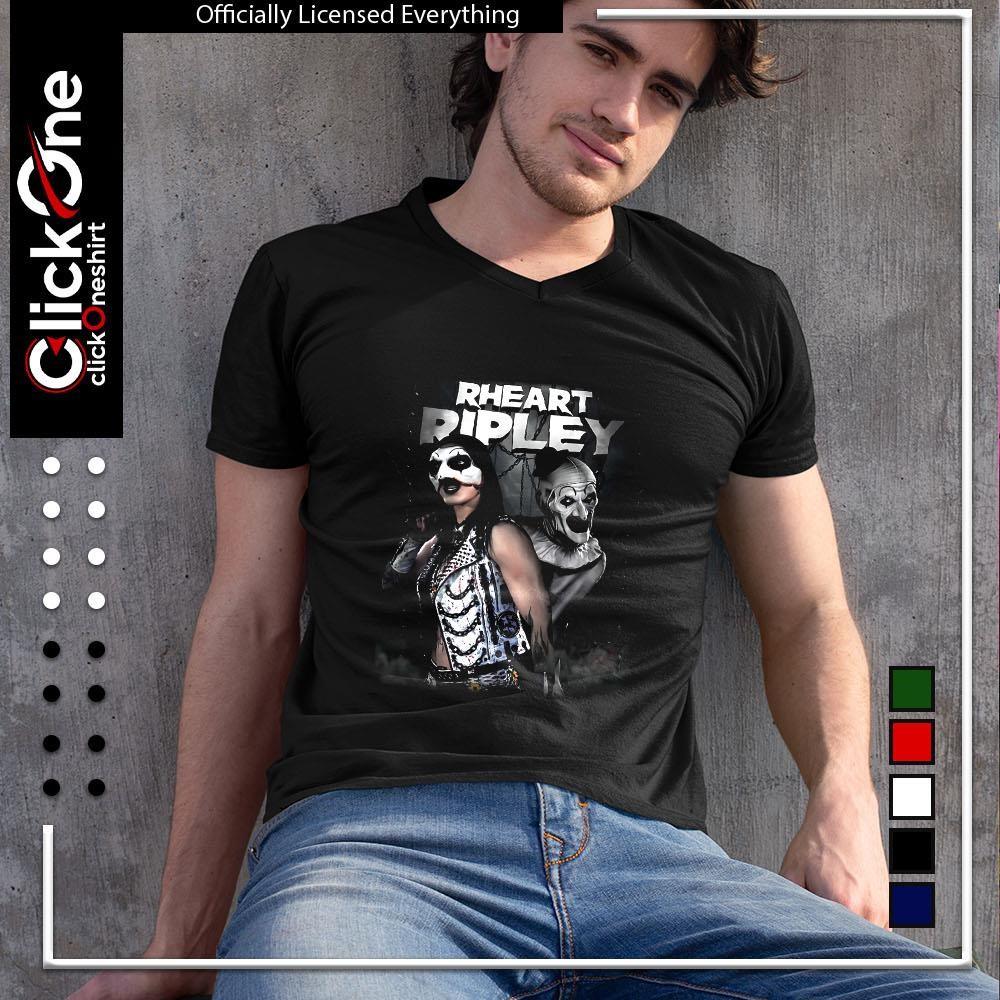 Rhea Ripley and Terrifier mask shirt, hoodie, sweater, longsleeve