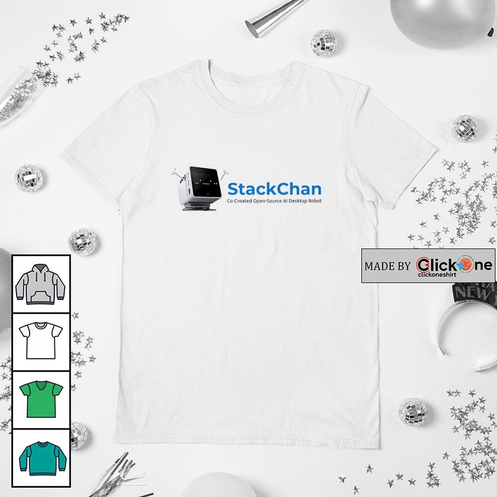 StackChan co-created open-source AI destop robot shirt