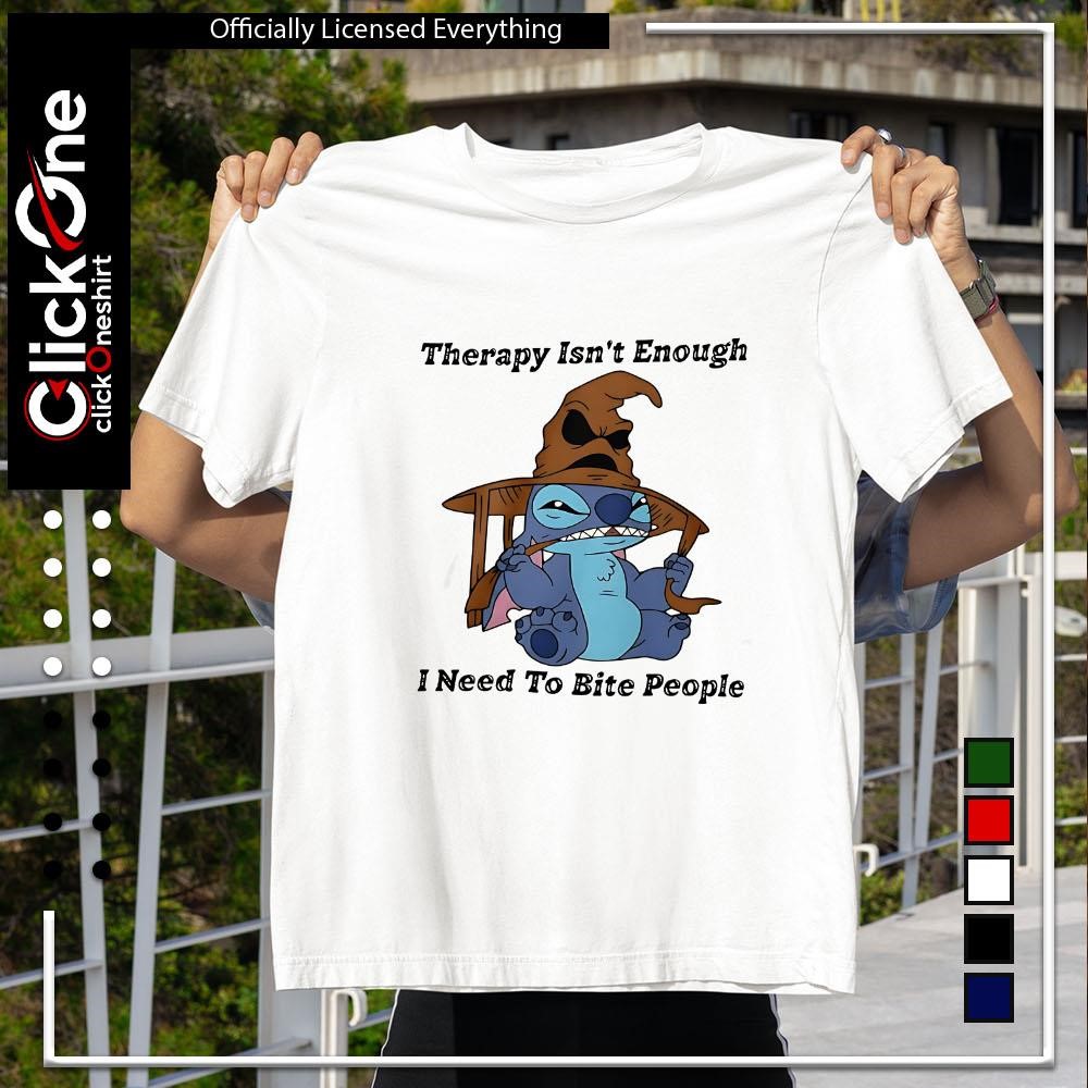 Stitch therapy isn't enough I need to bite people shirt, hoodie