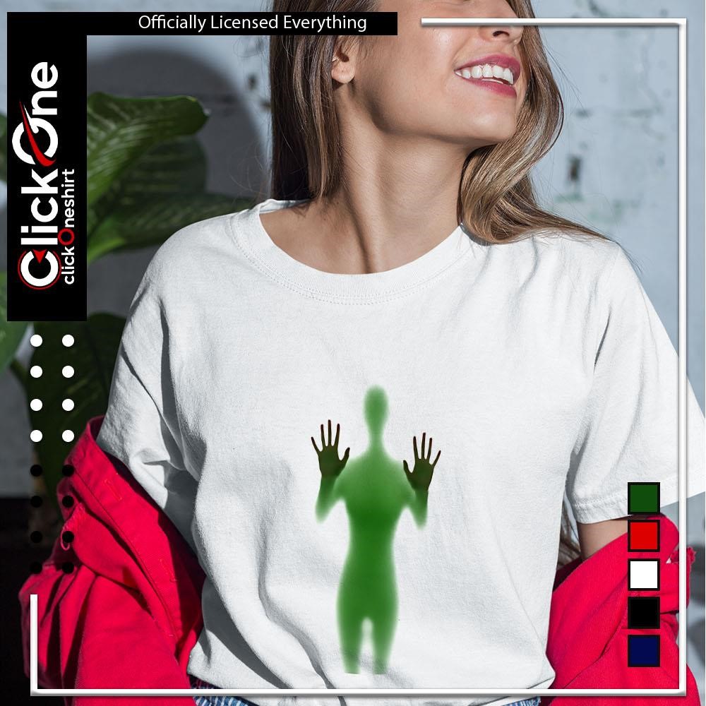 Woman Silhouette Behind Frosted shirt