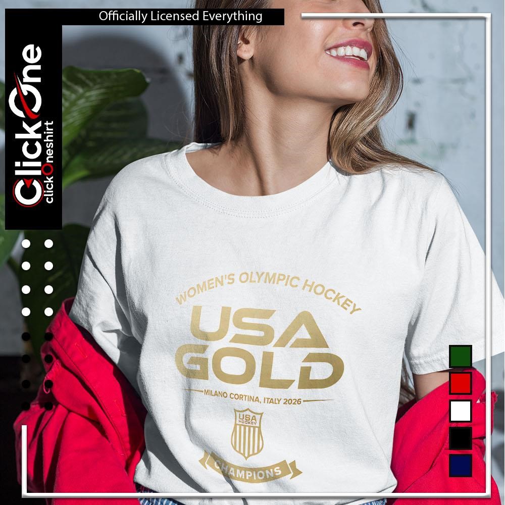 USA Gold Women’s ICE Hockey Team Olympic Champions 2026 shirt