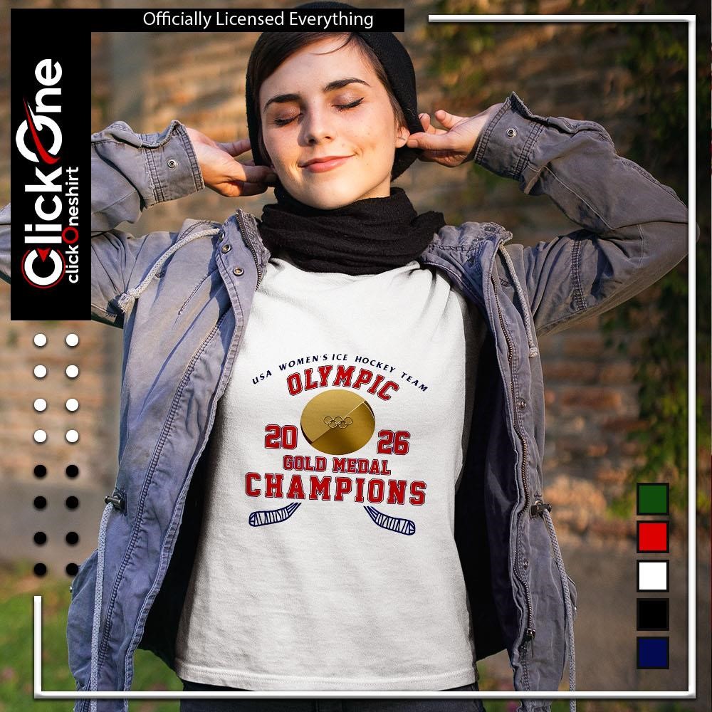 USA Women’s ICE Hockey Team Olympic 2026 Gold Medal Champions shirt